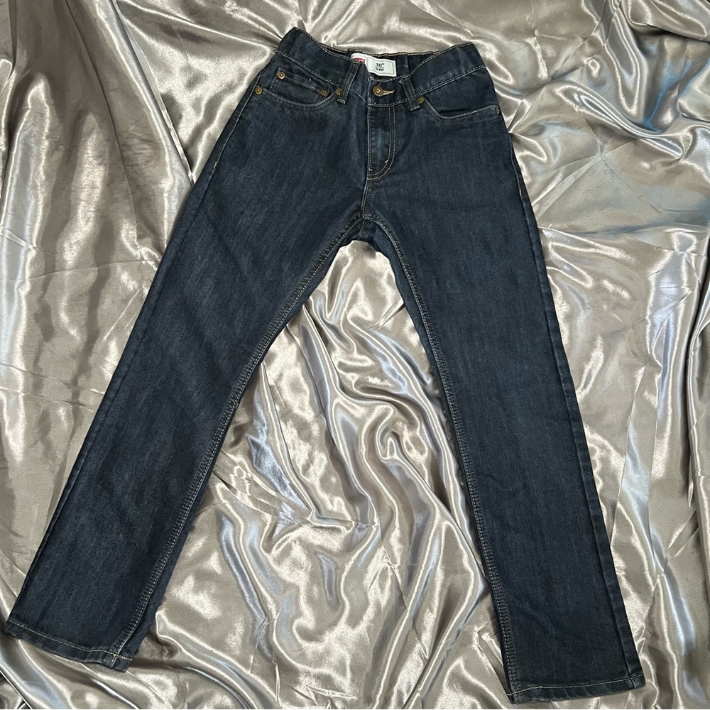 Levis 511 Jeans Boys 12 Regular Fit 26 x 26 W66‎ CM Dark Wash Denim Classic Kids